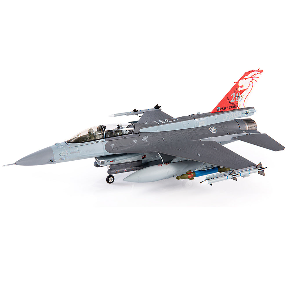 General Dynamics F-16D Fighting Falcon Republic of Singapore Air Force Diecast 1:72 Scale Model - JC Wings JCW-72-F16-015