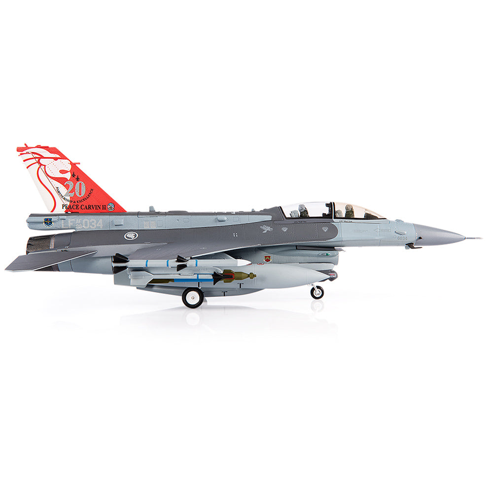 General Dynamics F-16D Fighting Falcon Republic of Singapore Air Force Diecast 1:72 Scale Model - JC Wings JCW-72-F16-015