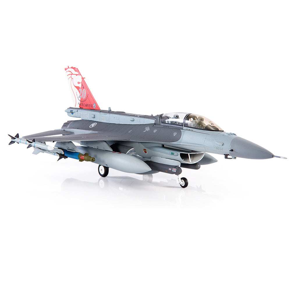 General Dynamics F-16D Fighting Falcon Republic of Singapore Air Force Diecast 1:72 Scale Model - JC Wings JCW-72-F16-015