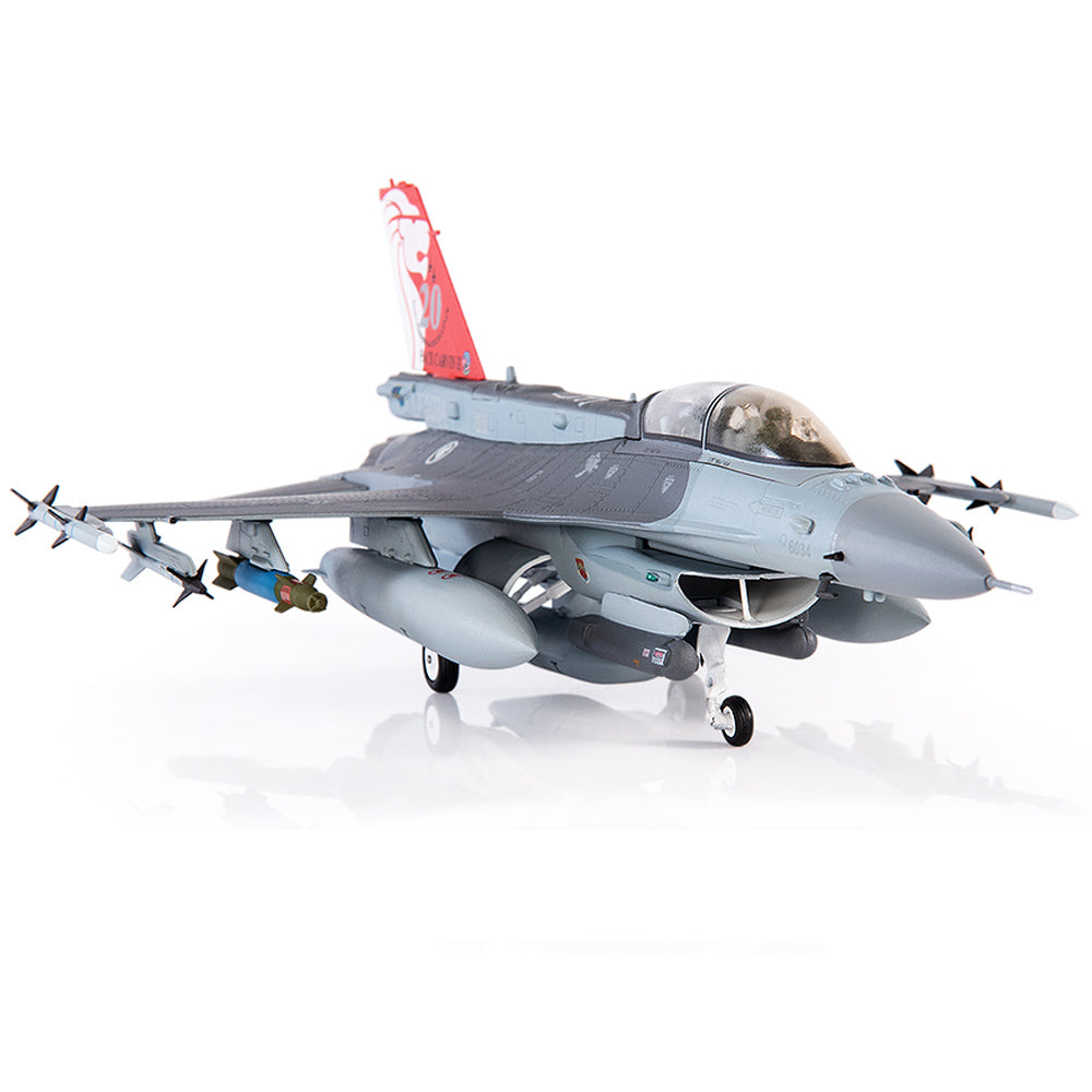 General Dynamics F-16D Fighting Falcon Republic of Singapore Air Force Diecast 1:72 Scale Model - JC Wings JCW-72-F16-015