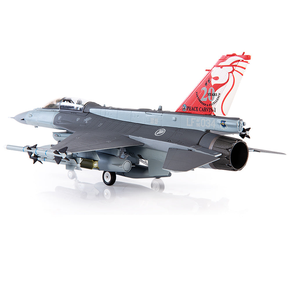 General Dynamics F-16D Fighting Falcon Republic of Singapore Air Force Diecast 1:72 Scale Model - JC Wings JCW-72-F16-015