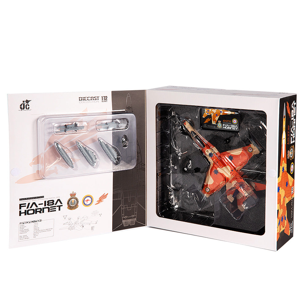McDonnell Douglas F/A-18A Hornet Royal Australian Air Force 3 Squadron 100th Anniversary Diecast 1:72 Scale Model - JC Wings JCW-72-F18-016