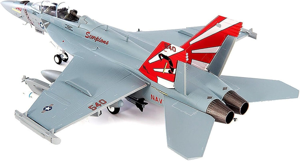 Boeing EA-18G Growler Aircraft VAQ-132 Scorpions United States Navy Diecast 1:72 Scale Model - JC Wings JCW-72-F18-017