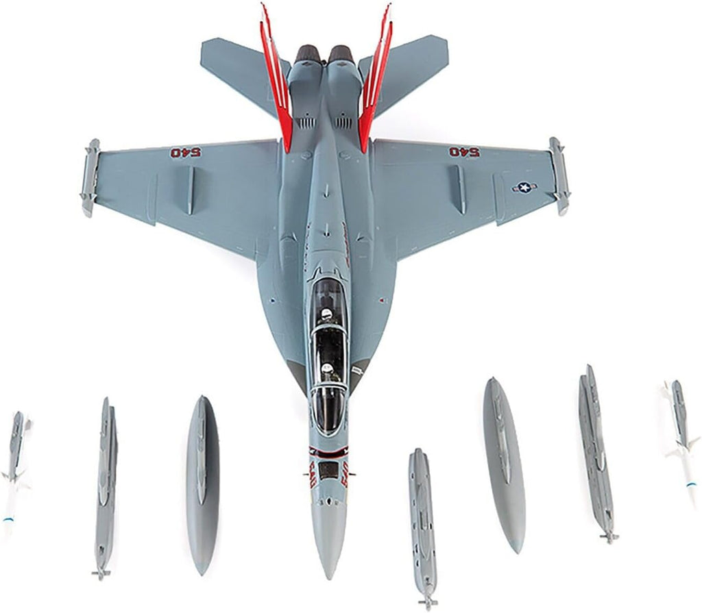 Boeing EA-18G Growler Aircraft VAQ-132 Scorpions United States Navy Diecast 1:72 Scale Model - JC Wings JCW-72-F18-017