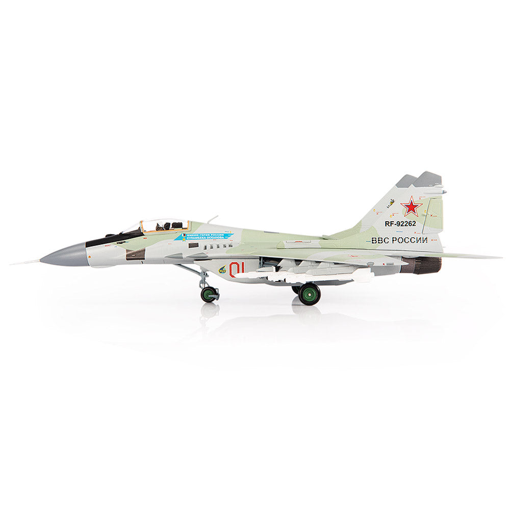 Mikoyan MiG-29S Fulcrum Russian Air Force 'Hero of Russia General Sulambek Oskanov' Diecast 1:72 Scale Model - JC Wings JCW-72-MG29-013