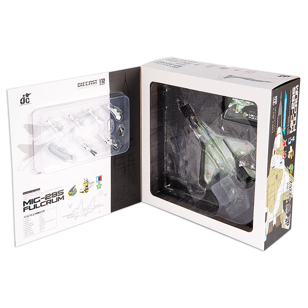 Mikoyan MiG-29S Fulcrum Russian Air Force 'Hero of Russia General Sulambek Oskanov' Diecast 1:72 Scale Model - JC Wings JCW-72-MG29-013