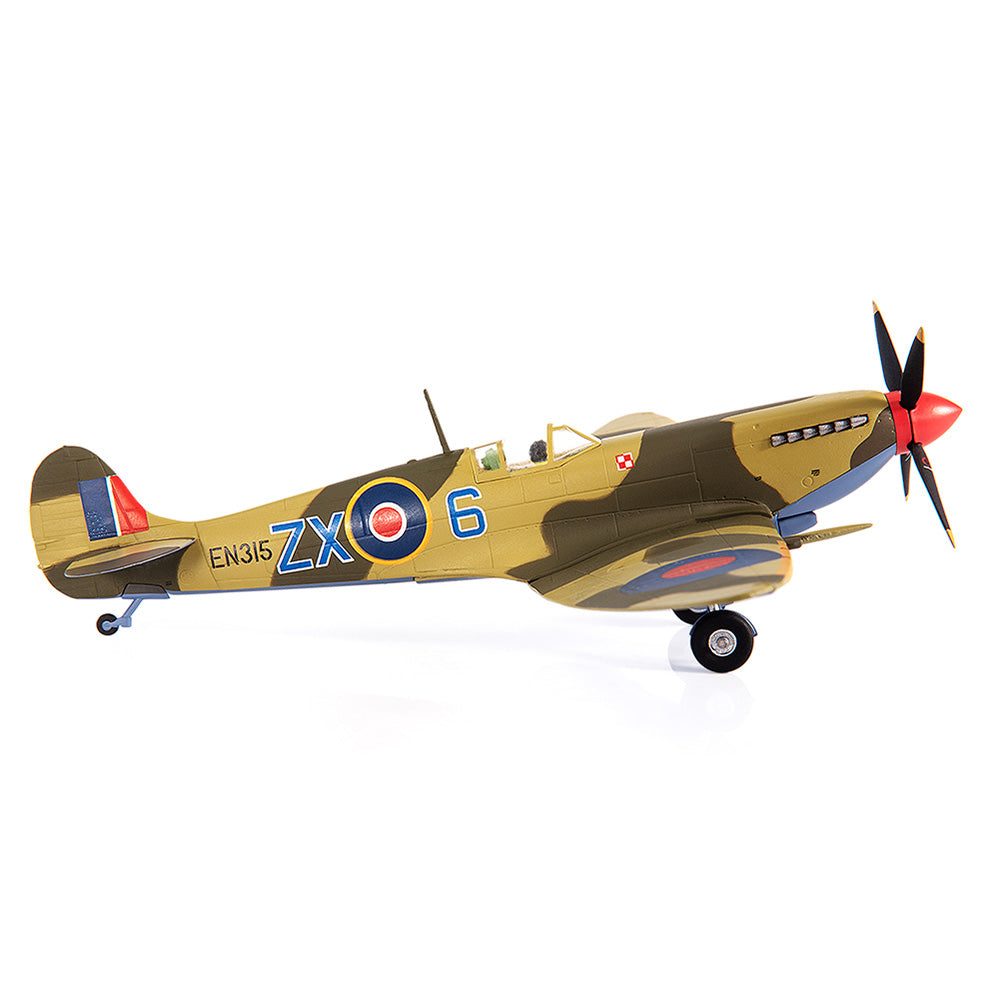 Supermarine Spitfire MK IXc Ldr. Stanislav Skalsk Royal Air Force Polish Combat Team Diecast 1:72 Scale Model - JC Wings JCW-72-SPF-003