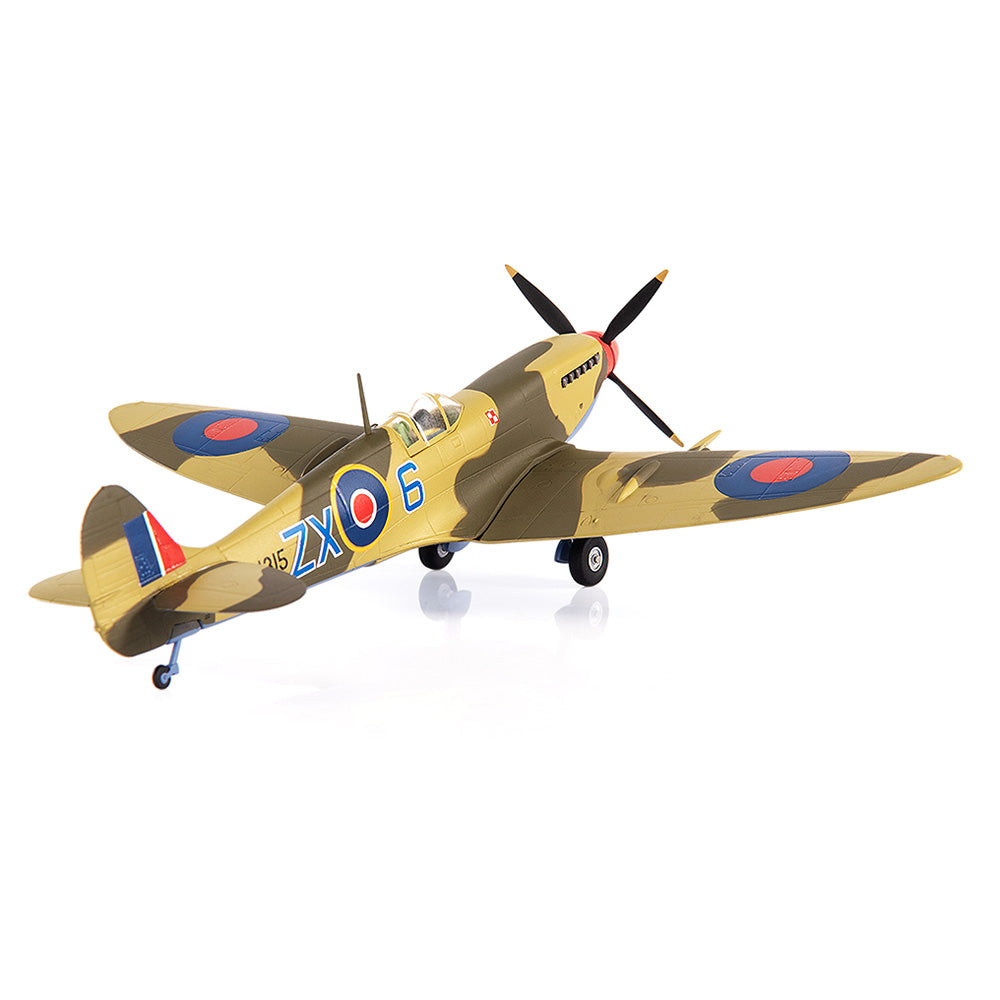 Supermarine Spitfire MK IXc Ldr. Stanislav Skalsk Royal Air Force Polish Combat Team Diecast 1:72 Scale Model - JC Wings JCW-72-SPF-003