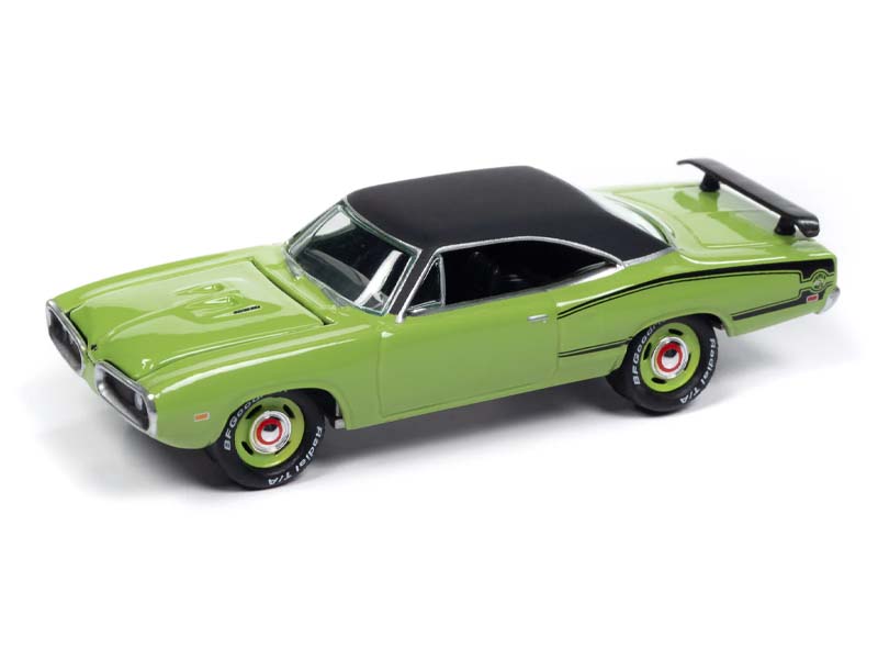 1970 Dodge Super Bee - Sublime w/ Flat Black Roof Diecast 1:64 Scale Model - Johnny Lightning JLCG033A