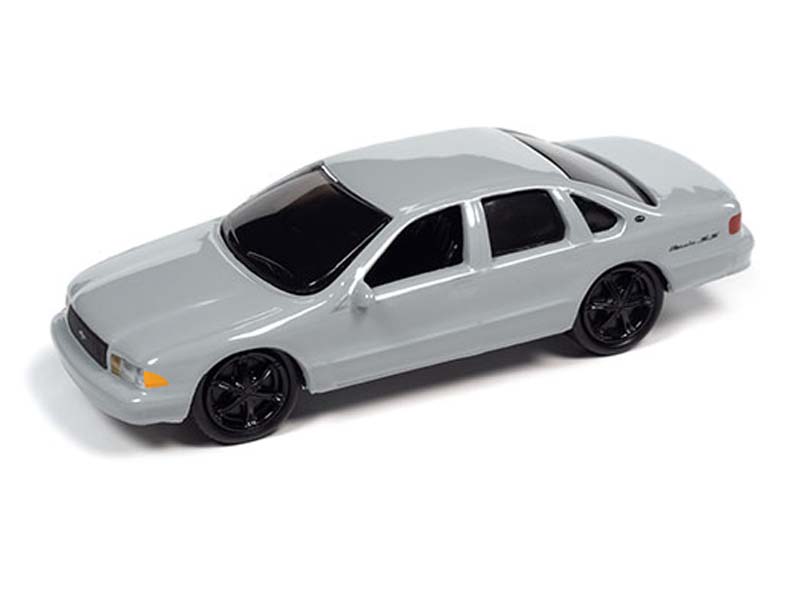 1996 Chevrolet Impala SS Custom Grey - Limited 3,600 Pieces (Mijo Exclusives) Diecast 1:64 Scale Model - Johnny Lightning JLCP7420