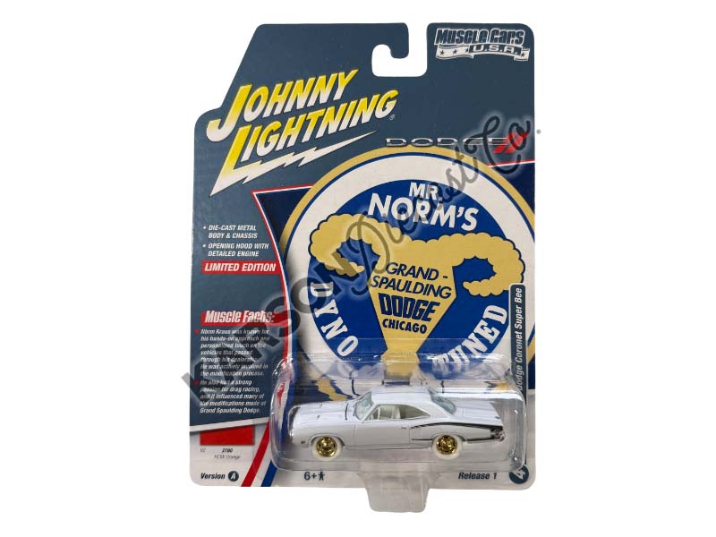 CHASE 1970 Dodge Coronet Super Bee - Hemi Orange w/ Black Stripes