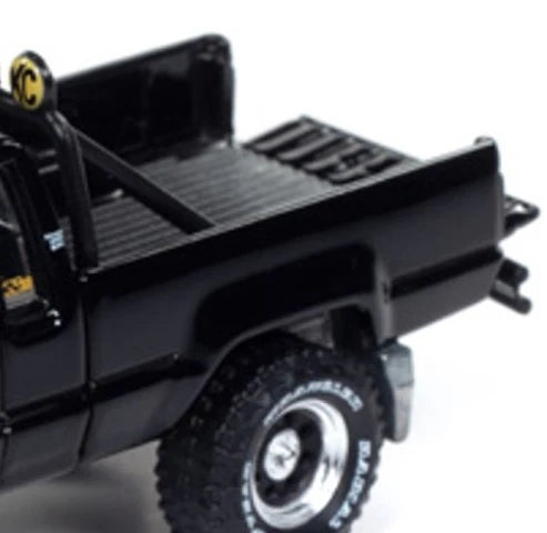 1985 Toyota SR5 Pickup Truck - Black Diecast 1:64 Scale Model - Johnny Lightning JLSP374