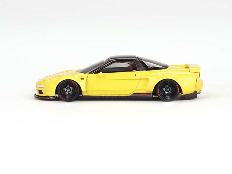 PRE-ORDER Honda NSX Kaido WORKS V1 – Yellow (Kaido House x Mini GT) Diecast 1:64 Scale Model - TSM KHMG108