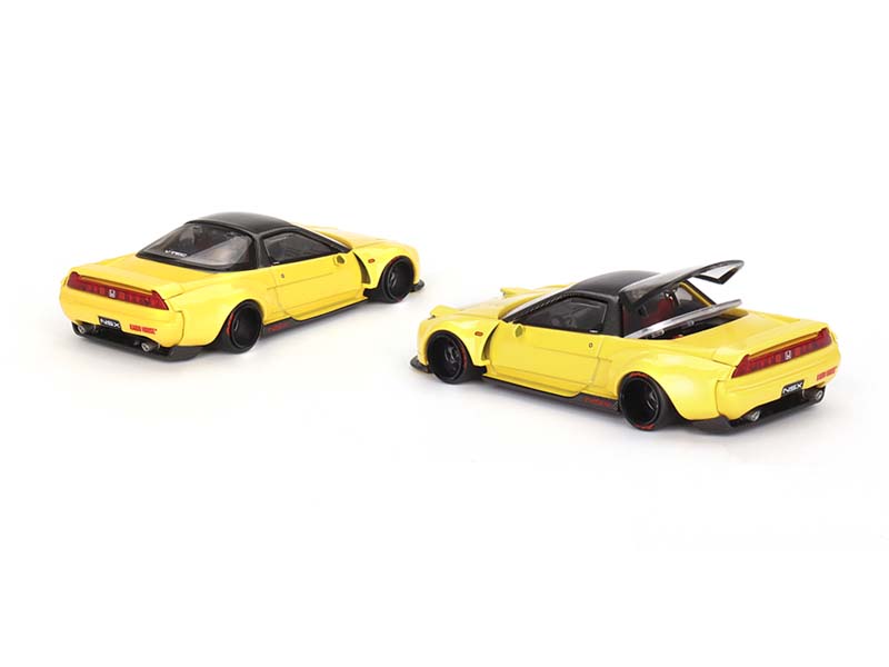 PRE-ORDER Honda NSX Kaido WORKS V1 – Yellow (Kaido House x Mini GT) Diecast 1:64 Scale Model - TSM KHMG108