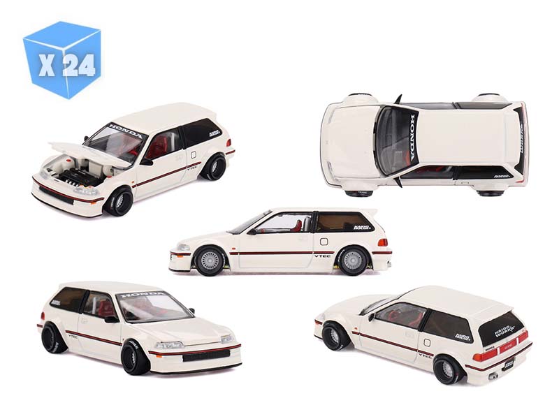 PRE-ORDER Honda Civic (EF) Kaido Street V1 (Kaido House x Mini GT