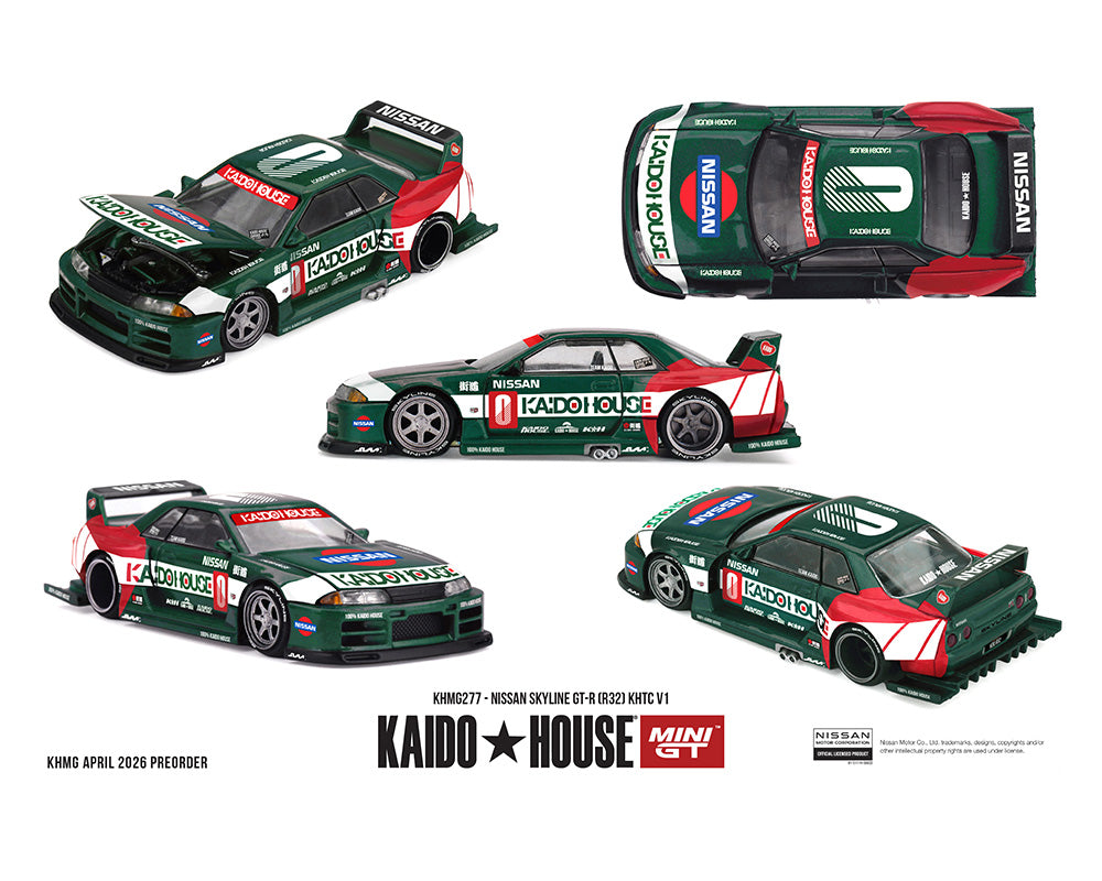 PRE-ORDER Nissan Skyline GT-R (R32) KHTC V1 – Green (Kaido House x