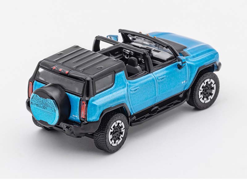 PRE-ORDER 2023 GMC Hummer EV SUV (LHD) – Blue Diecast 1:64 Scale Model - GCD KS-049-361
