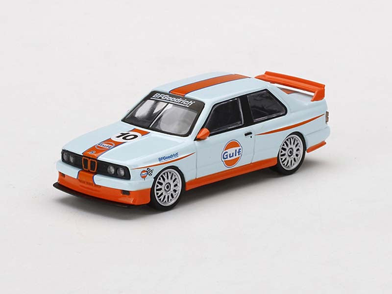 CHASE BMW M3 E30 Gulf (Mini GT) Diecast 1:64 Scale Model Car - TSM MGT00314