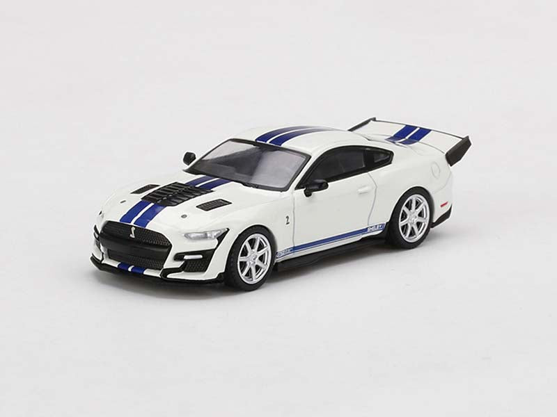 CHASE Ford Mustang Shelby GT500 Dragonsnake Concept Oxford White (Mini GT) Diecast 1:64 Scale Model Car - TSM MGT00318