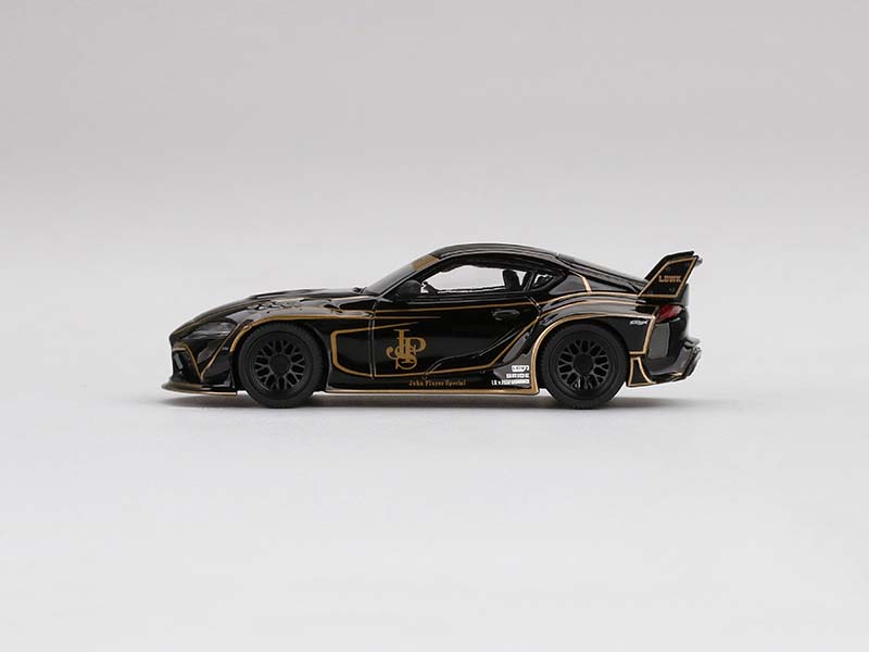 CHASE LB★WORKS Toyota GR Supra JPS (Mini GT) Diecast 1:64 Scale Model Car - True Scale Miniatures MGT00325