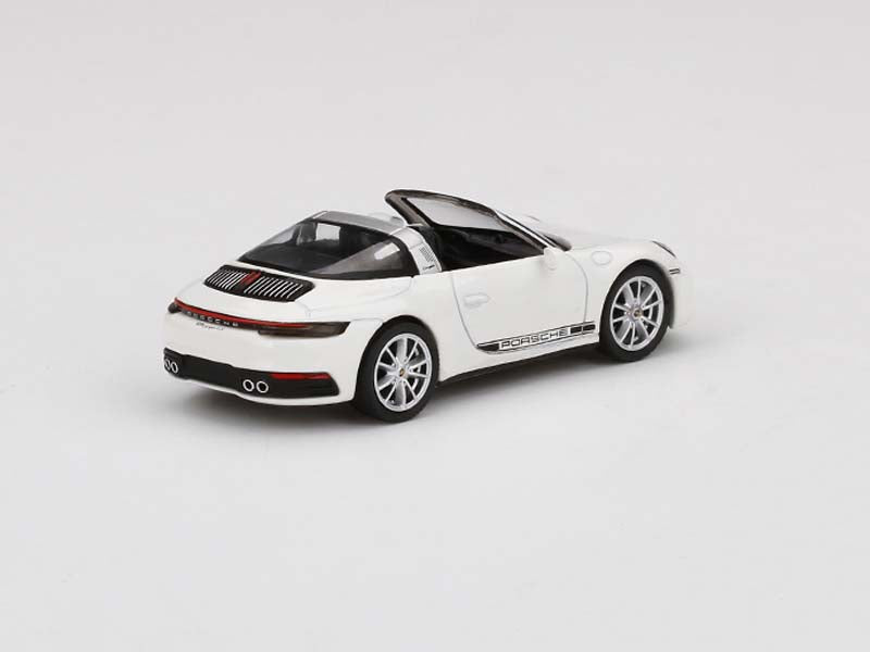 CHASE Porsche 911 Targa 4S White 1:64 Scale Diecast Model - True Scale Miniatures MGT00332