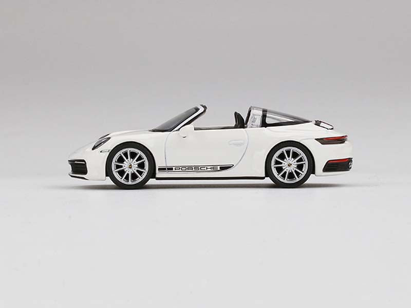 CHASE Porsche 911 Targa 4S White 1:64 Scale Diecast Model - True Scale Miniatures MGT00332
