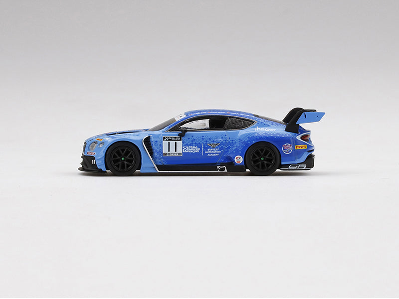 CHASE Bentley Continental GT3 #11 2020 Total 24 Hrs of Spa Limited Edition (Mini GT) Diecast 1:64 Scale Model - True Scale Miniatures MGT00335
