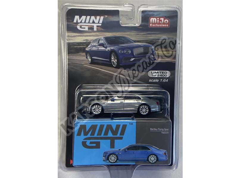 CHASE Bentley Flying Spur Neptune (Mini GT) Diecast 1:64 Scale Model - True Scale Miniatures MGT00351