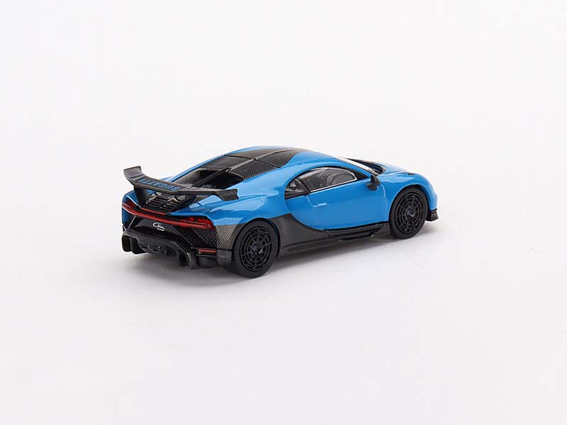 CHASE Bugatti Chiron Pur Sport - Blue (Mini GT) Diecast 1:64 Scale Model - TSM MGT00379