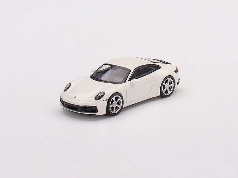 CHASE Porsche 911 (992) Carrera S White (Mini GT) Diecast 1:64 Scale Model - True Scale Miniatures MGT00380