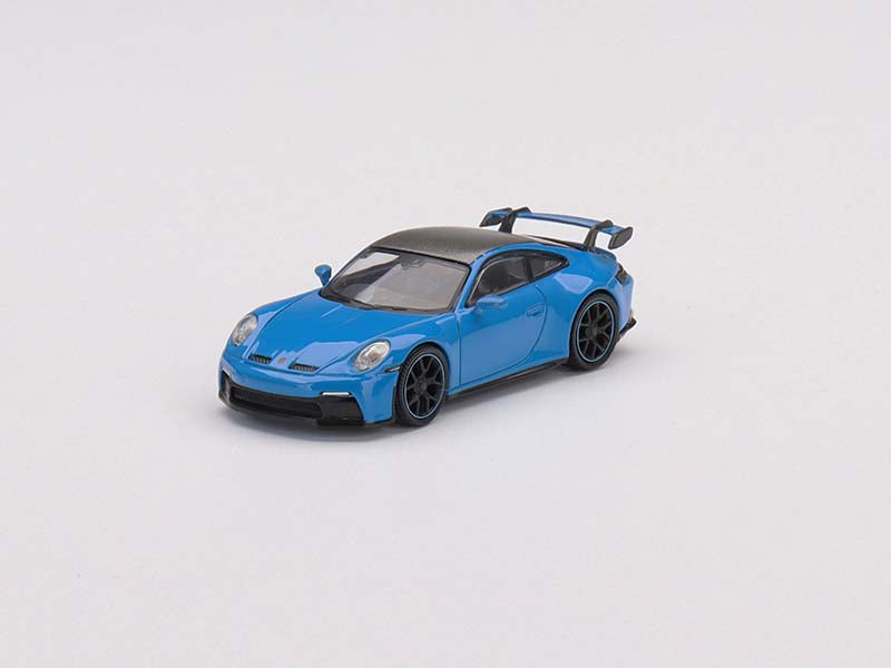 CHASE Porsche 911 (992) GT3 Shark Blue (Mini GT) Diecast 1:64 Scale Model - True Scale Miniatures MGT00381