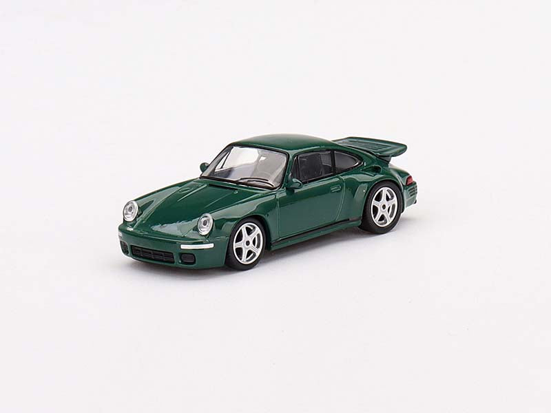 CHASE RUF CTR Anniversary Irish Green (Mini GT) Diecast 1:64 Scale Model - True Scale Miniatures MGT00385