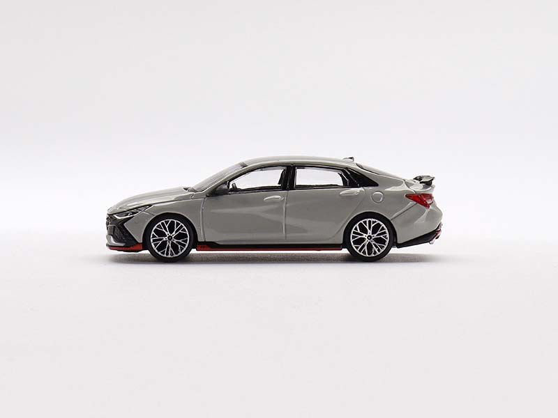 CHASE Hyundai Elantra N Cyber Grey (Mini GT) Diecast 1:64 Scale Model - True Scale Miniatures MGT00386