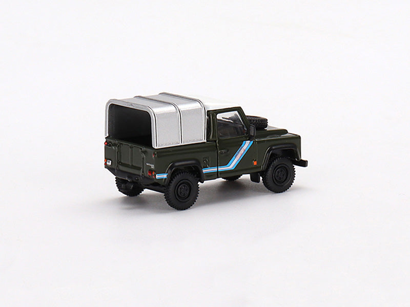 Land Rover Defender 90 Pickup Bronze Green - MiJo Exclusive ( Mini GT)  Diecast 1:64 Scale Model - TSM MGT00402