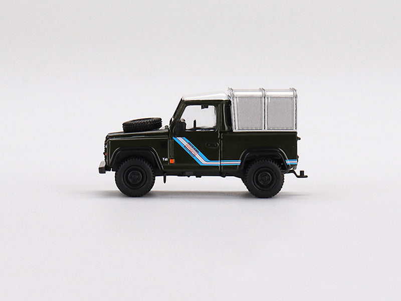 Land Rover Defender 90 Pickup Bronze Green - MiJo Exclusive ( Mini GT)  Diecast 1:64 Scale Model - TSM MGT00402