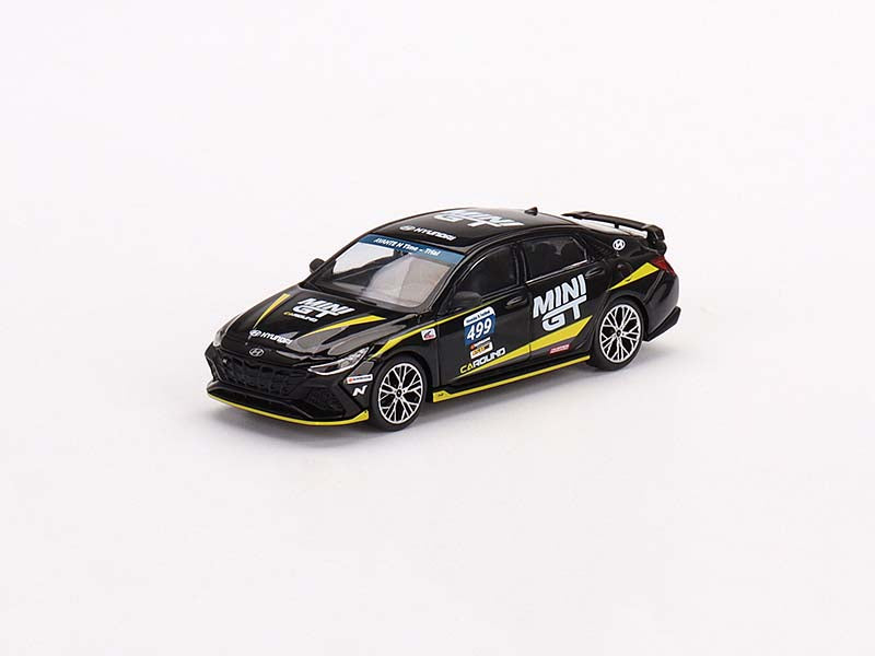 CHASE Hyundai Elantra N #499 Caround Racing Hyundai N-Festival (Mini GT) Diecast 1:64 Scale Model - TSM MGT00403