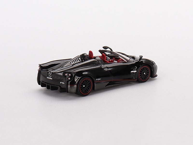 CHASE Pagani Huayra Roadster Black (Mini GT) Diecast 1:64 Scale Model - TSM MGT00417
