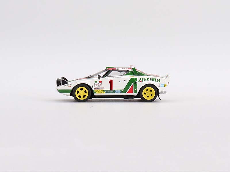 CHASE Lancia Stratos HF 1977 Rally MonteCarlo Winner #1 (Mini GT) Diecast 1:64 Scale Model - True Scale Miniatures MGT00422