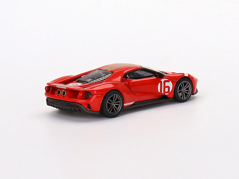 Ford GT Alan Mann Heritage Edition - MiJo Exclusive (Mini GT) Diecast 1:64 Scale Model - TSM MGT00476