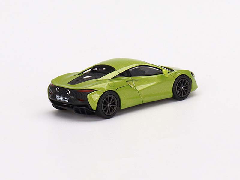 CHASE McLaren Artura Flux Green - MiJo Exclusive (Mini GT) Diecast 1:64 Scale Model - TSM MGT00496