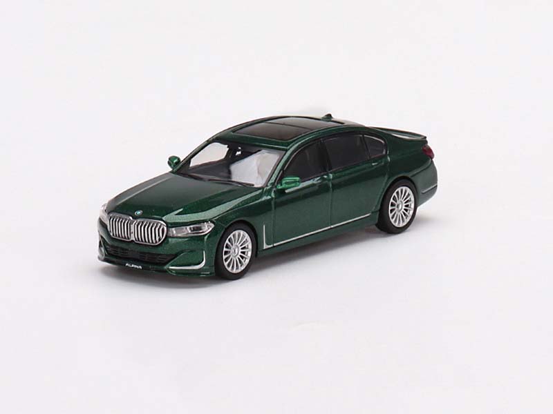 CHASE BMW Alpina B7 xDrive Alpina Green Metallic - MiJo Exclusive (Mini GT) Diecast 1:64 Scale Model - TSM MGT00498