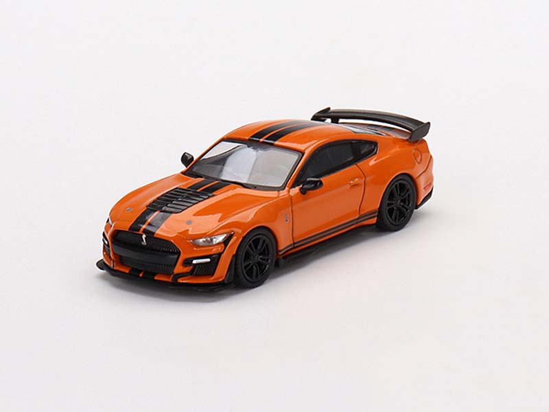 Ford Mustang Shelby GT500 Twister Orange - MiJo Exclusive (Mini GT) Diecast 1:64 Scale Model - TSM MGT00505