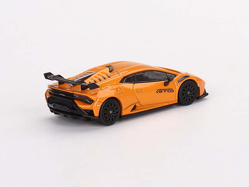 Lamborghini Huracán STO Arancio Borealis (Mini GT) Diecast 1:64 Scale Model - TSM MGT00511