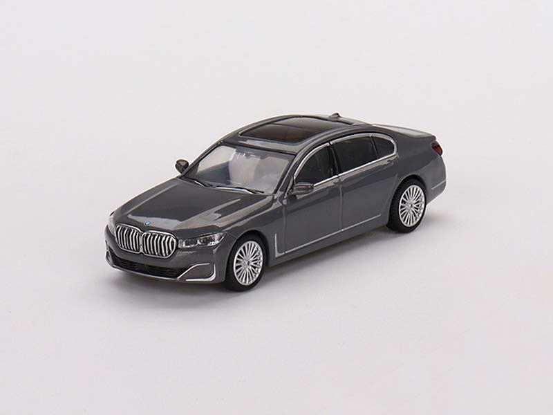 BMW 750Li xDrive Bernina Grey Amber Effect (Mini GT) Diecast 1:64 Scale Model - TSM MGT00515