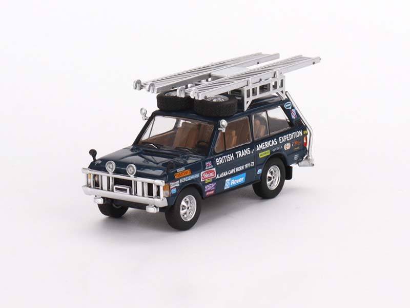 1971 Range Rover British Trans-Americas Expedition (VXC-868K) (Mini GT) Diecast 1:64 Scale Model - TSM MGT00542