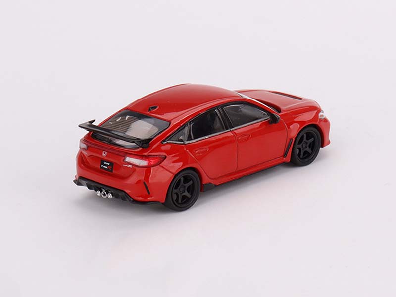 2023 Honda Civic Type R Rallye Red w/ Advan GT Wheel (Mini GT) Diecast 1:64 Scale Model - TSM MGT00546