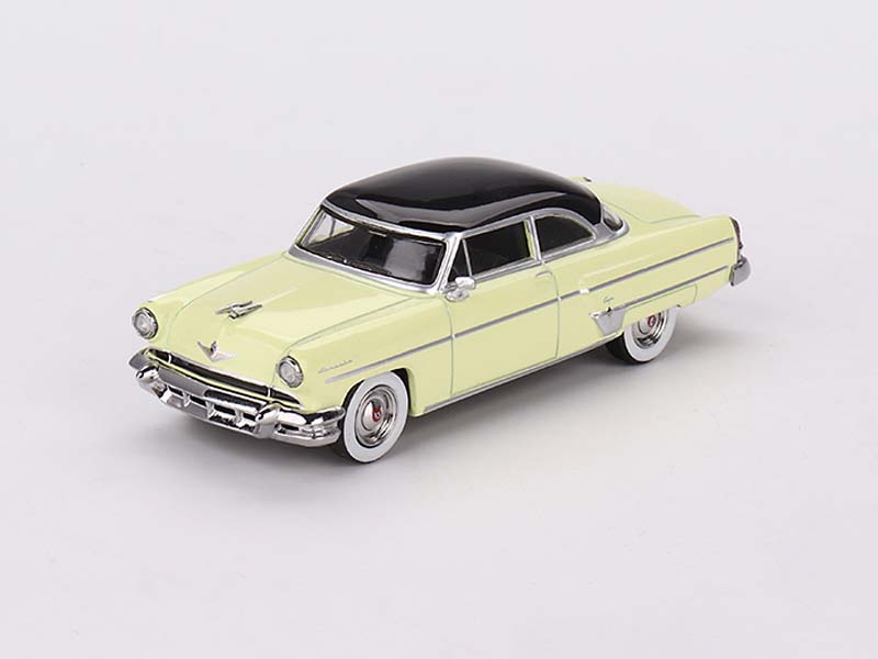 CHASE 1954 Lincoln Capri Premier - Yellow (Mini GT) Diecast 1:64 Scale Models - TSM MGT00561