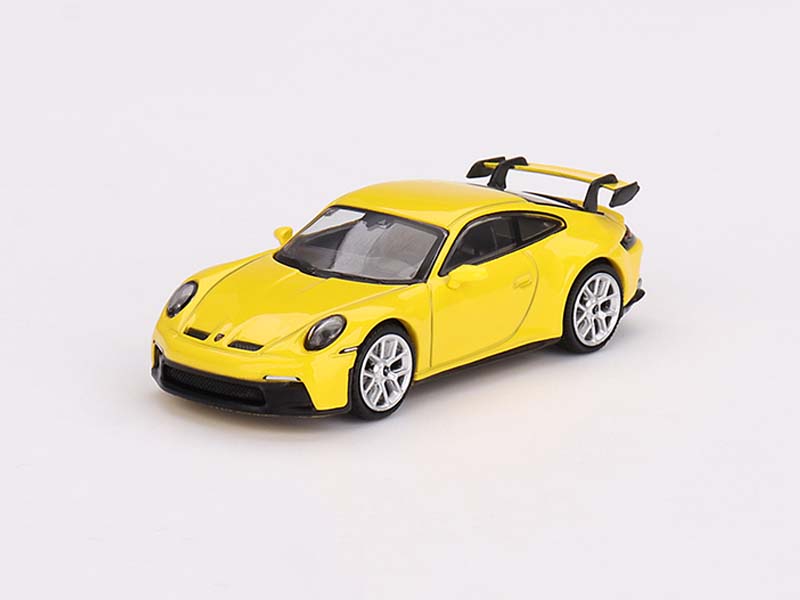 Porsche 911 (992) GT3 Racing Yellow (Mini GT) Diecast 1:64 Scale Models - TSM MGT00565