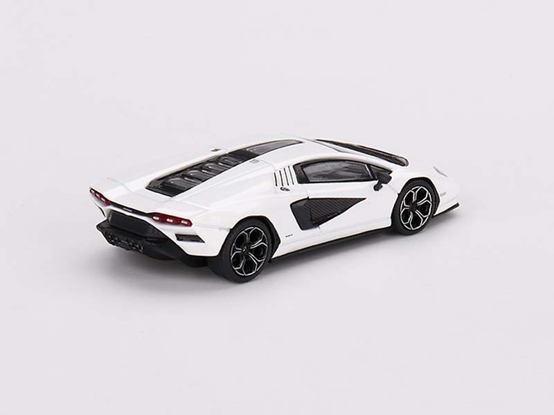 CHASE Lamborghini Countach LPI 800-4 Bianco Siderale (Mini GT) Diecast 1:64 Scale Models - TSM MGT00567