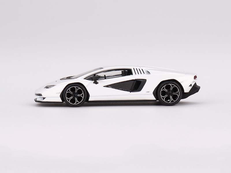 Lamborghini Countach LPI 800-4 Bianco Siderale (Mini GT) Diecast 1:64 Scale Models - TSM MGT00567